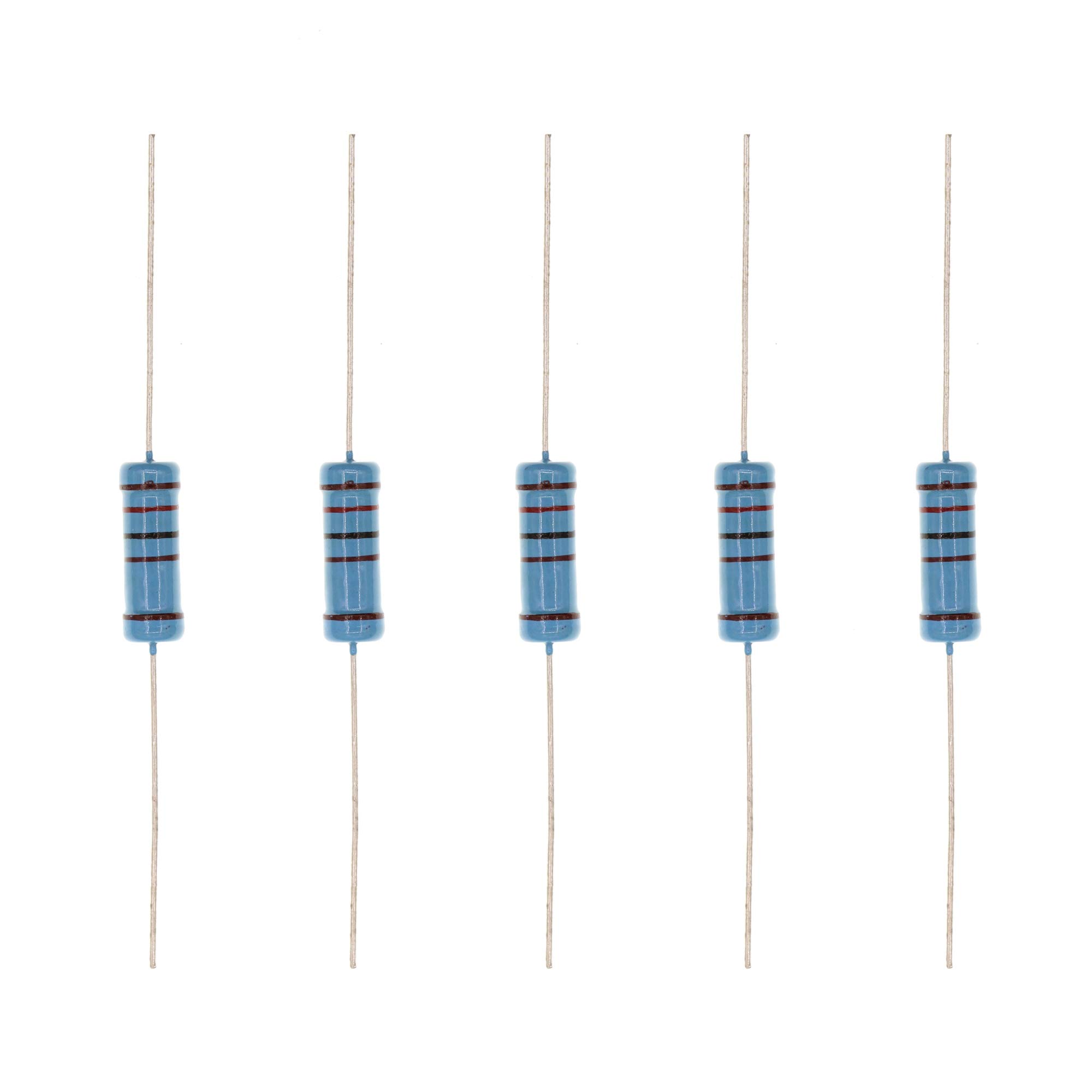 HUABAN 20PCS 3W 3 Watts 1K2 Ohm 1% Metal Film Resistor