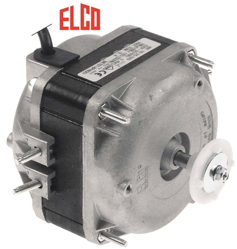 Elco Fan Motor 1300/1550U/min 18 W 230 V connection cable sleeve