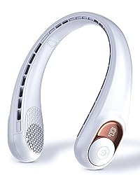 Neck Fan, Personal Fan with LED Display, USB-C