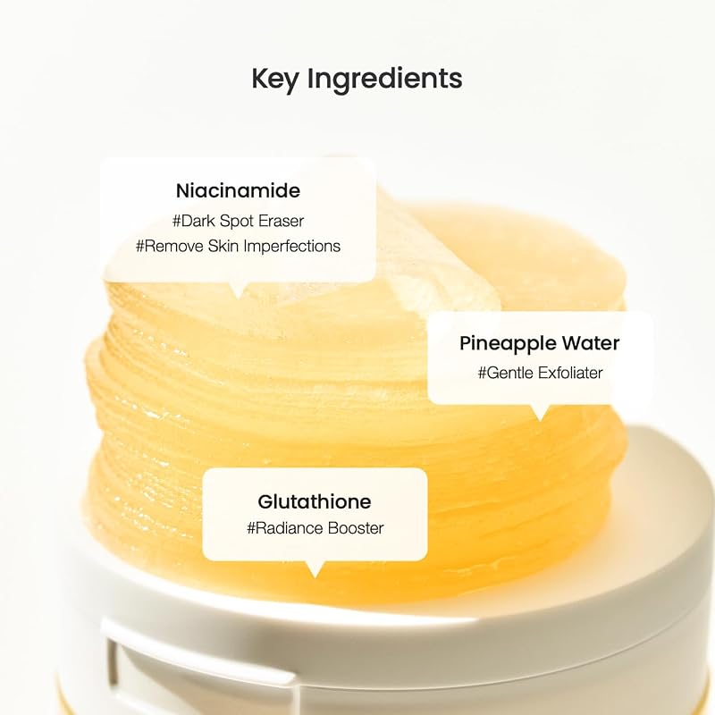 Vita Niacinamide Gel Toner Pads, Dischetti Tonico Illuminanti con Vitamina C, Correttore Macchie e Uniformante, Skincare Coreana K-Beauty | 60 Pezzi