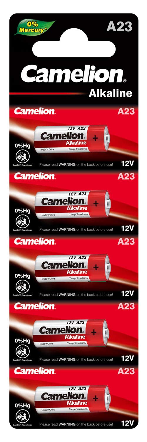 Camelion LR 23A 12 V Plus Alkaline Battery (Pack of 5)