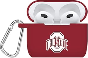 Affinity Bands Ohio State Buckeyes Silicone Case Cover Compatible with Apple AirPods Gen 3 (Crimson)