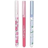 Steel Mill & Co Floral Gel Pen Set of 3, Cute Journaling and Bible Study Pens Writing Pens with Christian Inspired Quotes (Faith and Floral)