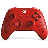 Microsoft Xbox Wireless Controller - Sport Red Special Edition, Bluetooth, Windows 10 Compatible, 3.5mm Headset Jack