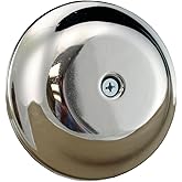 5-1/4 OD Chrome Bell Cleanout Cover Plate