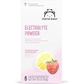 Amazon Brand - Mama Bear Electrolyte Powder Packets 0.6oz, Strawberry Lemonade, 6 Count
