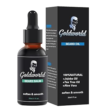 Buy Goldworld Beard Care Oil For Men Unscented Leave In