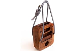 MASILAS Portable Hangboard for Rock Climbing Holds,Fingerboard Trainer for Hand Grip Strengthener,Pinch Block Grip,Home Gym Fitness Workout Equipment -Hard Wood