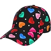 Red Hearts Cap Cute Hearts Baseball Cap Golf Dad Hat Adjustable Hats Men Women Baseball Hats