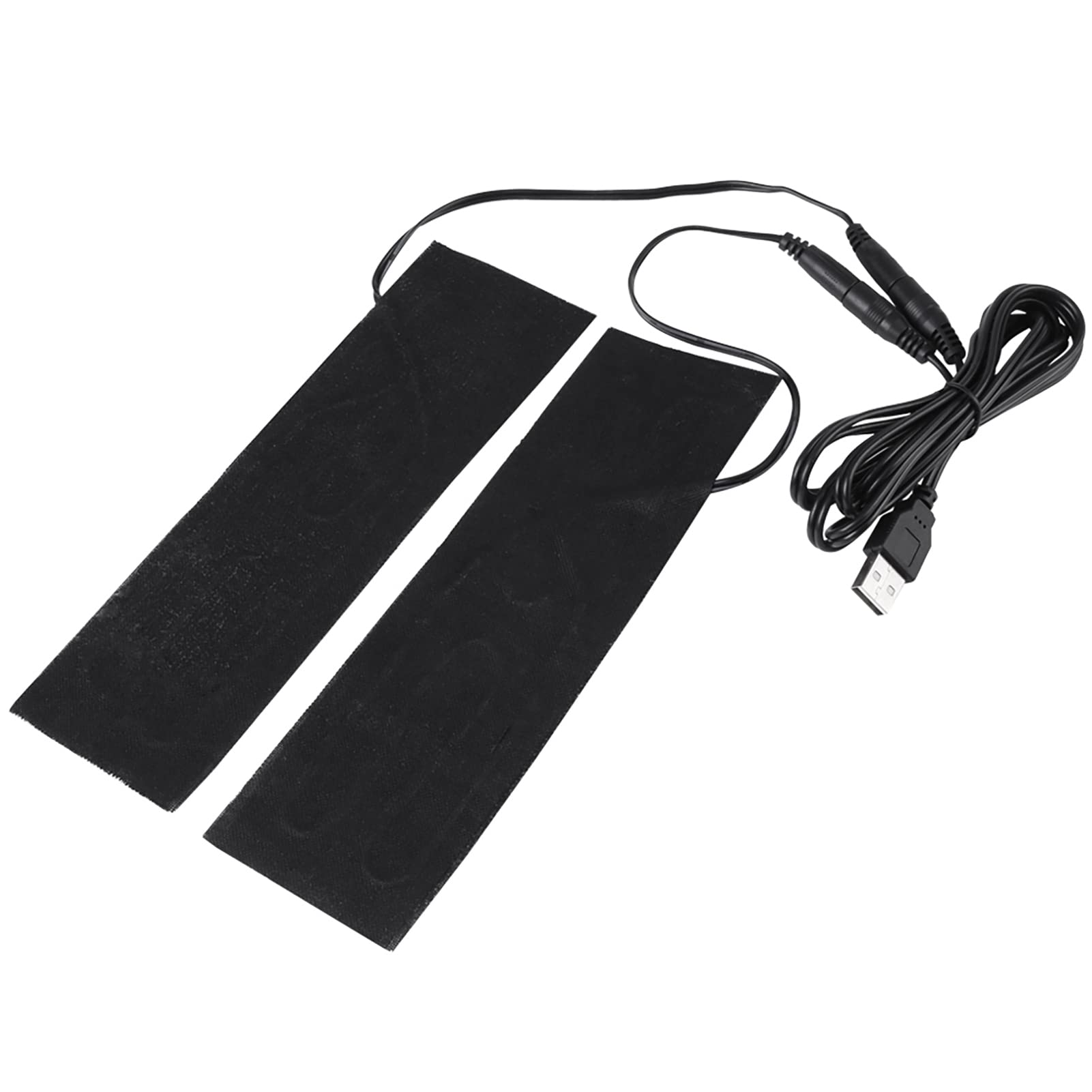 1 Pair of 5V USB Electric Heating Element Film Heating Pads, Electric Cloth Heating Pads for Foot Warming Heating Insole