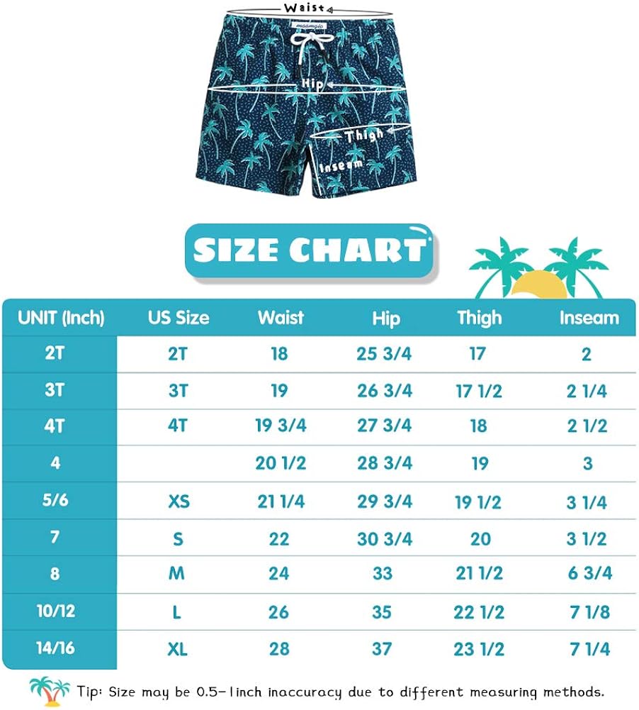 maamgic Swim Trunks Boys Toddler Bathing Suits for Kids Swimwear Baby Boy Swimsuit Boys Swim Shorts: Clothing