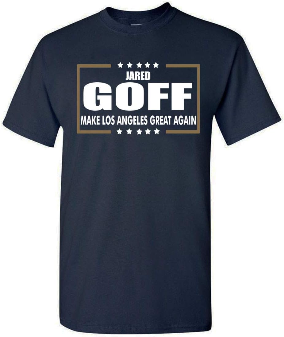 PROSPECT SHIRTS Blue Los Angeles Goff Make Los Angeles Great Again T-Shirt