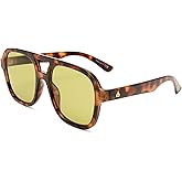AIRE Whirlpool Sunglasses - Dark Tort, Aviator, Unisex, 70s Hollywood Style