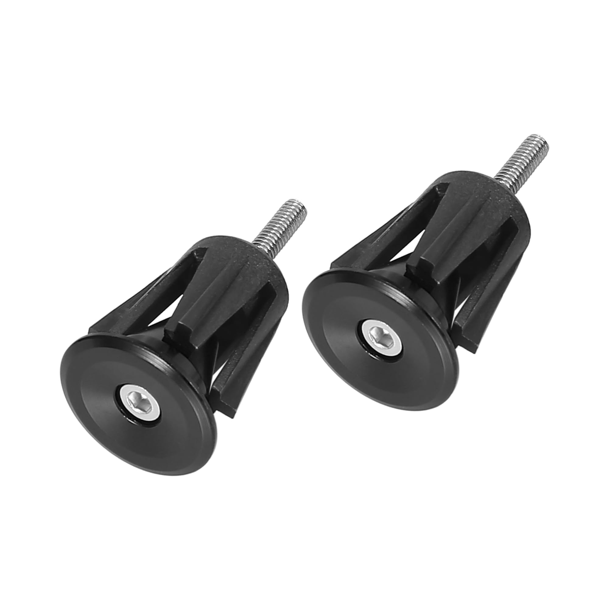 A ABSOPRO Aluminum Alloy Bicycle Bike Handlebar End Plugs Caps Set of 2