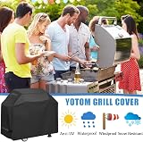 YOTOM 58 Inch Grill Cover Waterproof Rip-Proof Anti-UV for Weber Char-Broil view 6