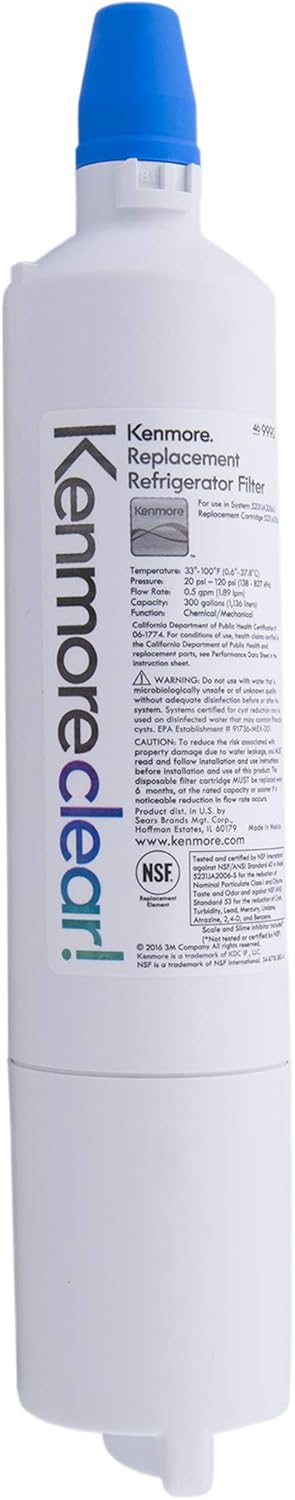 Kenmore 9990 Refrigerator Water Filter, White: Home Improvement
