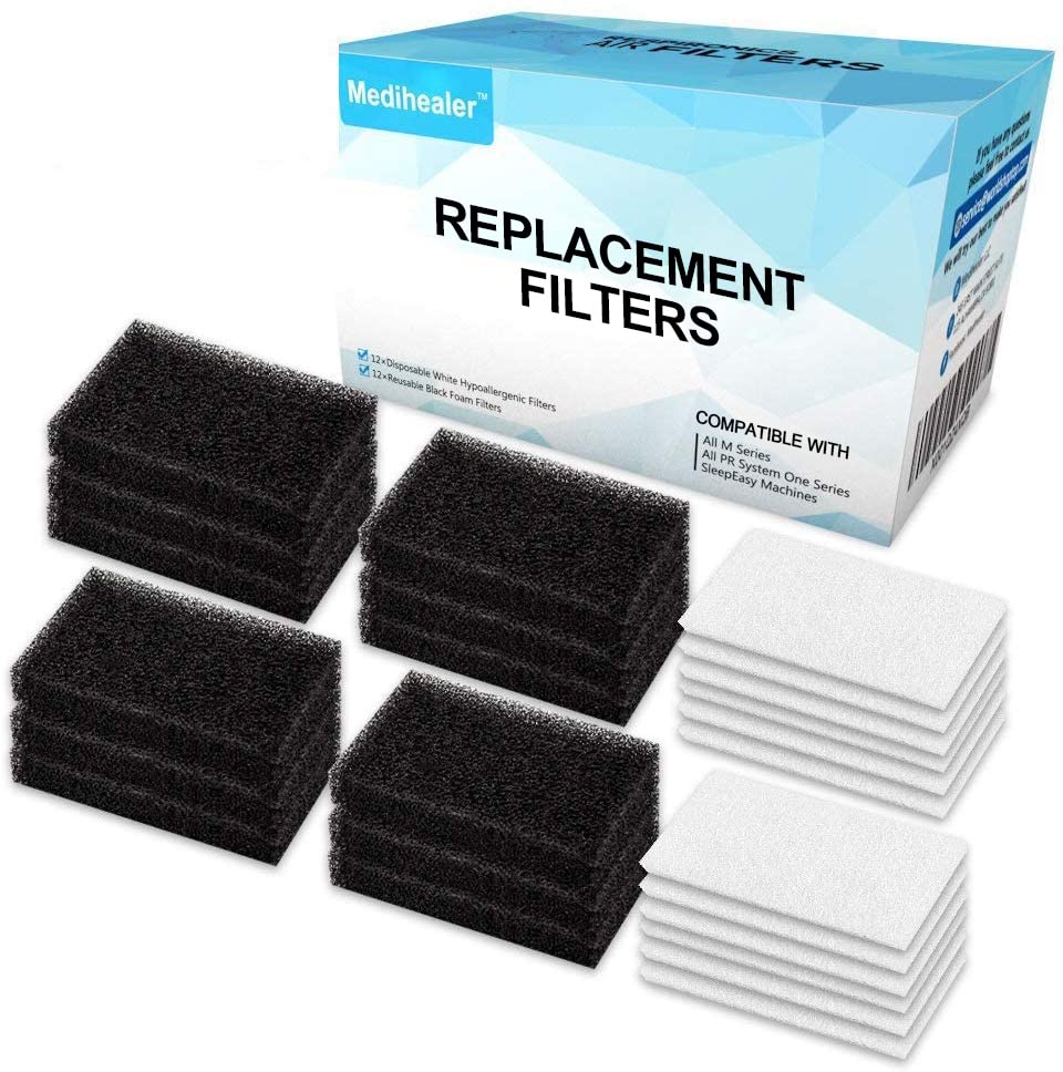 Medihealer CPAP Filters 24 Packs Foam Filter and Ultra Fine Filters