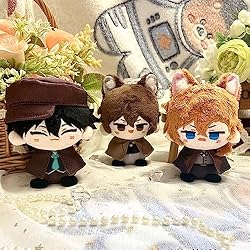 CALEMBOU Anime Plush Keychain, 4" Cute Chibi Plush