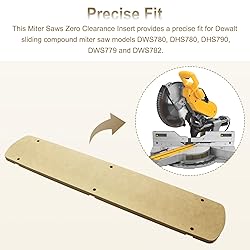 GEAIN Zero Clearance Insert Fits for Dewalt Sliding