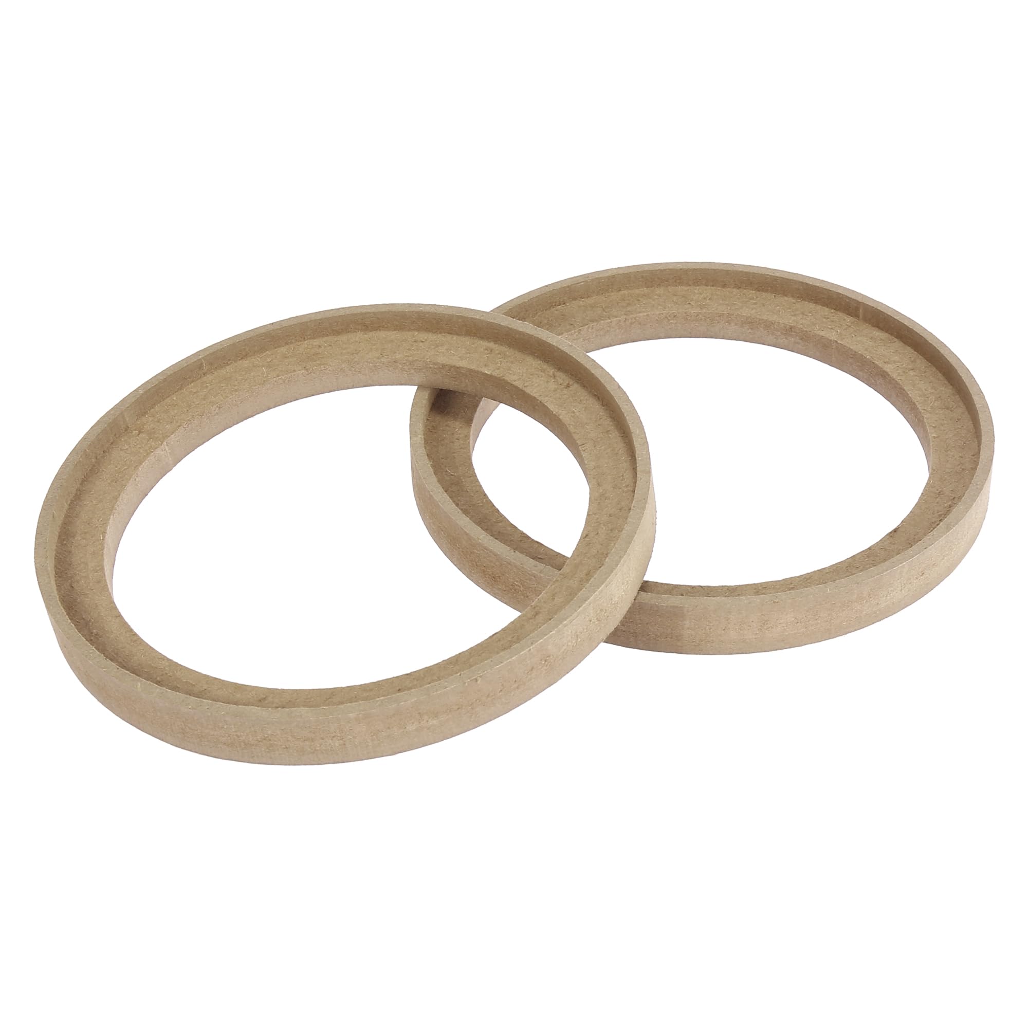 X AUTOHAUX 2Pcs for 6.5 Inch Car Speaker Spacer Ring Universal Adaptor Wood