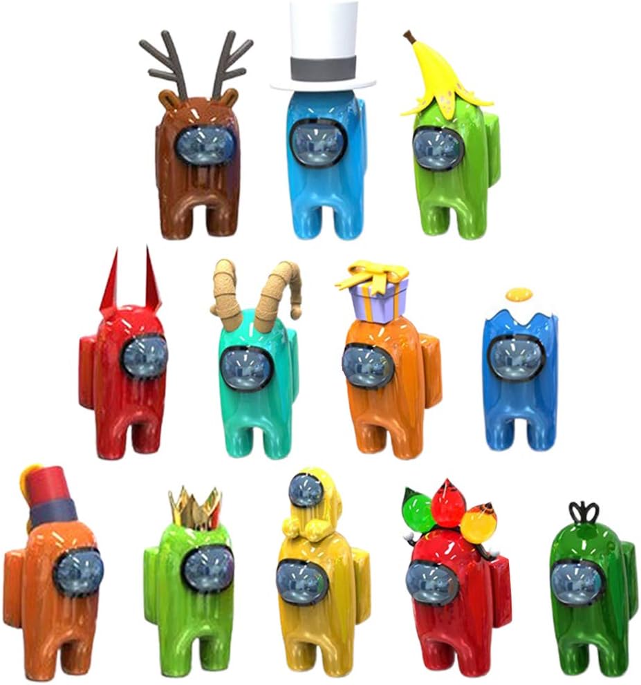 Among Us Jouets 12 pièces Mignon Jeu Figurines poupées Dessin animé
