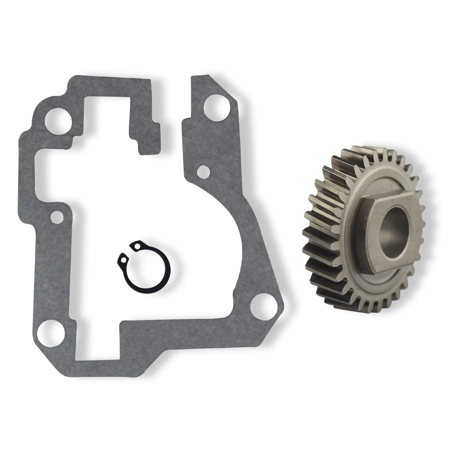 Photo 1 of 9706529 W11086780 Replacement Gear Parts for Worm 9703543 1094120 9703543 AH774065 EA774065 PS774065 WP9706529 with the 9709511 Gasket and 9703680 Circlip