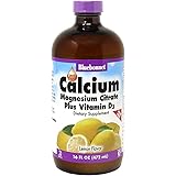 Bluebonnet Nutrition Liquid Calcium Citrate Magnesium Citrate, Vitamin D3, Bone Health, Gluten Free, Soy free, milk free, kos