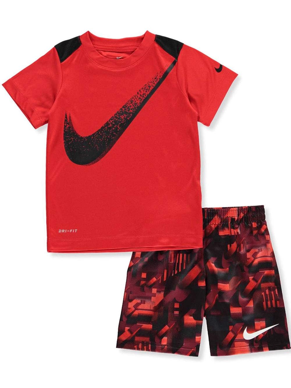 red nike shorts outfit