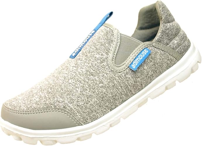 Amazon アディマウス 2161 スリッポン カジュアル スニーカー 踵が踏めるバブーシュ レディース 22 5cm 03 グレー Adimouse アディマウス スニーカー