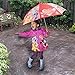 Hasbro Little Girls My Little Pony Best Friends Slicker and Umbrella Rainwear Set, Pink, Age 4-5