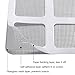 Window and Door Screen Repair Kit, Self-Adhesive Fiberglass Mesh Screen Door Repair Patches, Cover up Holes and Tears, Prevent Mosquito Insects Fly (3.94