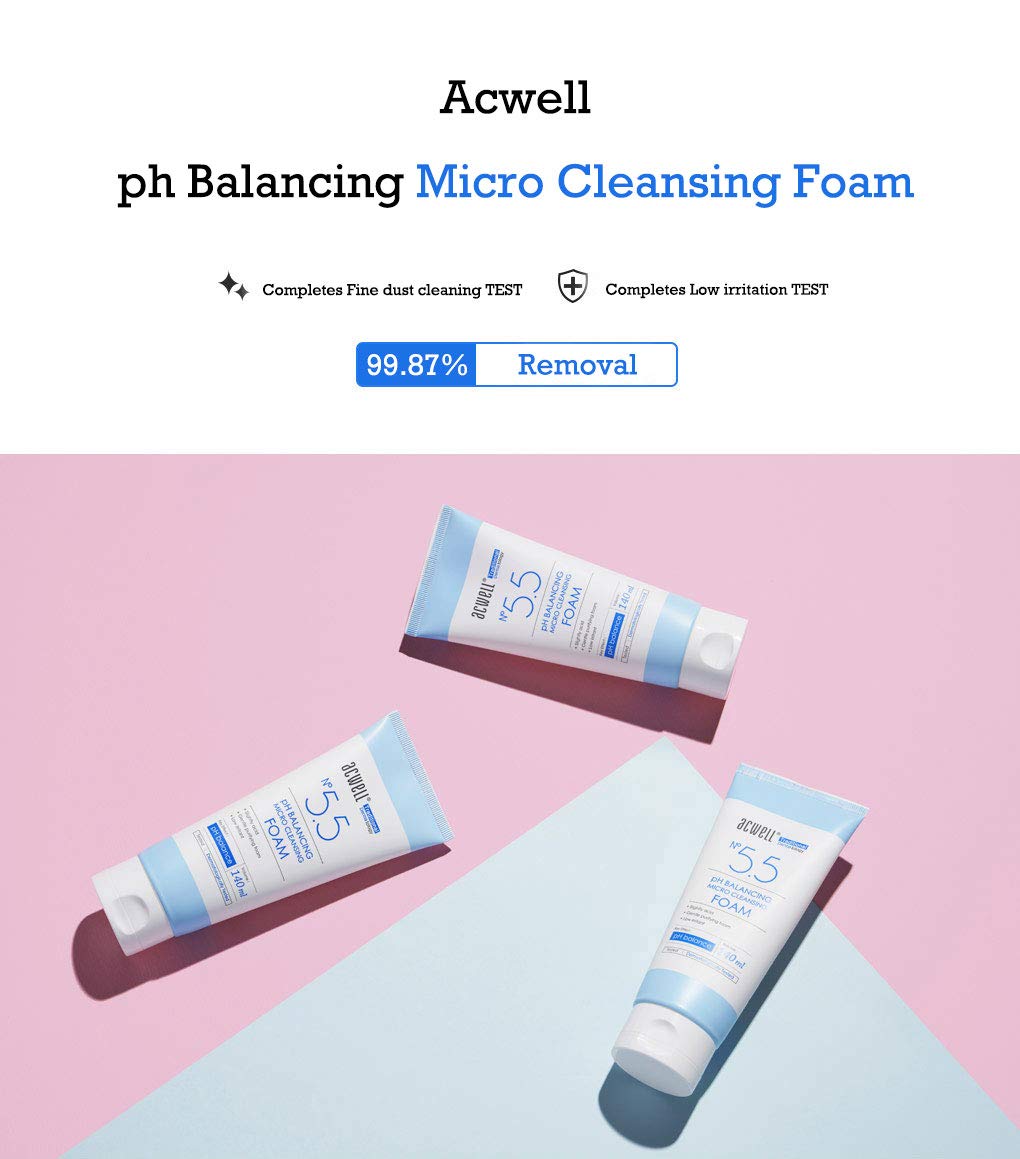 acwell 5.5 ph balancing micro cleansing foam