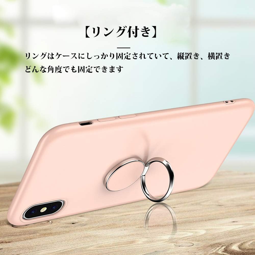 Amazon Iphone Se2 第2世代 Iphone8 ケース リング付き Iphone7 ケース シリコン ソフト スタンド付き 薄型 ストラップホール 耐衝撃 おしゃれ ブランド 携帯カバー スマホケース Iphone7 Iphone8 Iphone Se 第2世代 赤 家電 カメラ オンライン通販