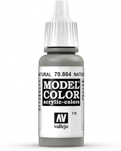 Vallejo Model Color Metallic Natural Steel 17 ml Acrylic Paint