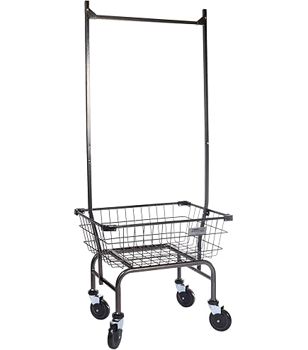 Amazon.com: R&B Wire™ 100T Front Load Wire Laundry Cart, 2.25