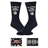 HAPPYPOP 18th Birthday Gift Ideas - Socks for 18