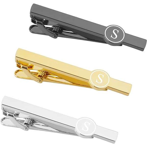 VGOL 4 Clips De Corbata Con 4 Patrones De Alas Y Llaves Y Gafas De Sol Y Gafas, Accesorios De Corbata Para Hombre, Niño, Padre, Marido, Amante, Mehrfachgröße, Zinc