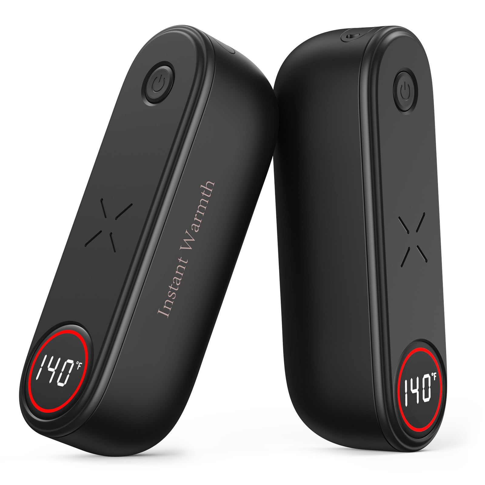 Photo 1 of 2 in 1 Hand Warmers Rechargeable, Magnetic Electric Hand Warmer 8000mAh USB-C, 3 Heat Levels up to 140°F, Quick Heating Portable Hand Warmers, Gifts for Raynaud  ’s, Golf, Camping, Outdoor Use(Black)