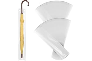 BRUISLARD 100 Pcs Umbrella Bags Clear Plastic Umbrellas Rain Bag Disposable Disposable Waterproof Umbrella Cover Replacement Refills