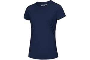 MAGCOMSEN Women's Short Sleeve T-Shirt Quick Dry UPF 50+ Athletic Running Workout Yoga Top Tee Performance Shirts