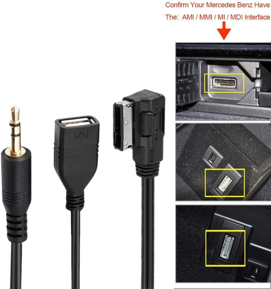 Adaptadores Adaptador de cable USB AUX con interfaz de audio de 3,5 mm