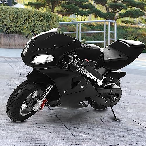 Yirepny 49cc Stroke Pocket Bike, Mini Gas Pocket Bike, Mini Toy