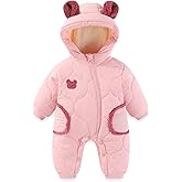 JiAmy Baby Bear Snowsuit Baby Winter Clothes Hooded Newborn Winter Coat Toddler Boy Girl Clothes