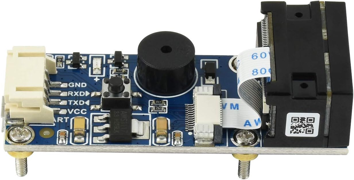 Waveshare Barcode Scanner Module 1D/2D Codes Reader Using the Intelligent Image Recognition Algorithm