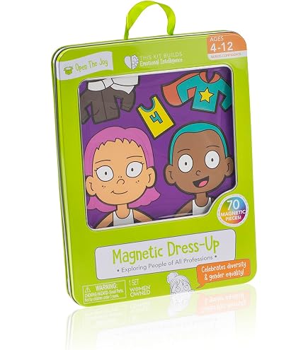Juego De Imanes De Madera Melissa & Doug: 2 Muñecas Abby Y Emma Con 58 Prendas Magnéticas Para Vestir, Creatividad Sin Límites