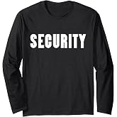 Security Guard for Security Staff Long Sleeve T-Shirt