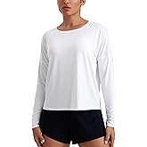 CRZ YOGA Long Sleeve Workout Tops for Women Lightweight Running Gym Athletic Shirts Basic Loose Fall Yoga T Shirt