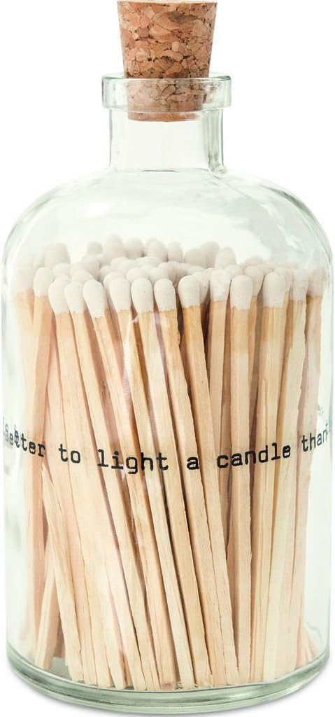 Skeem Design Large Apothecary Poetry Matches | White