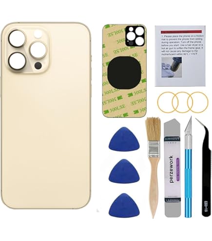 Amazon.com: Perzework OEM Rear Back Glass Replacement (Gold