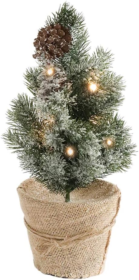Amazon Co Jp クリスマスの飾り クリスマスの装飾クリスマスツリー鉢植えデスクトップ装飾シーダーツリーホームシーン装飾オーナメント 可愛い ホーム キッチン